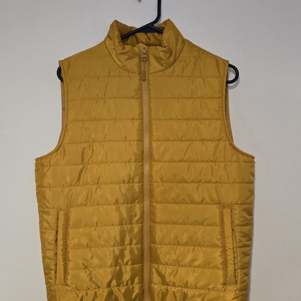 Men's Mustard Quilted Vest